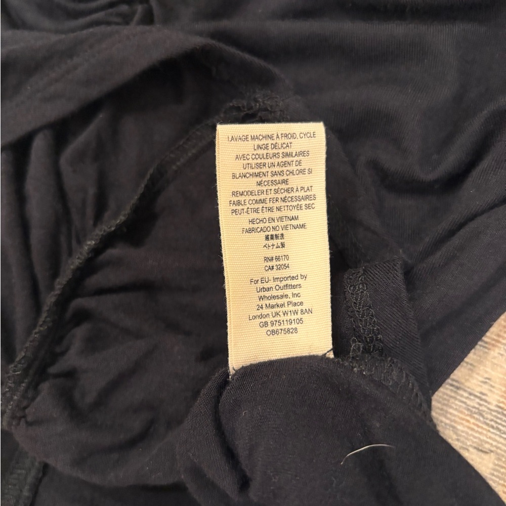We The Free Black Ruched Bell Sleeve Top - Picture 8 of 8